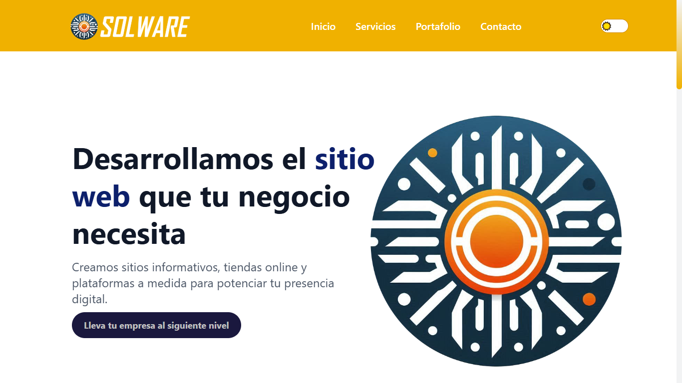 sitio web Solware